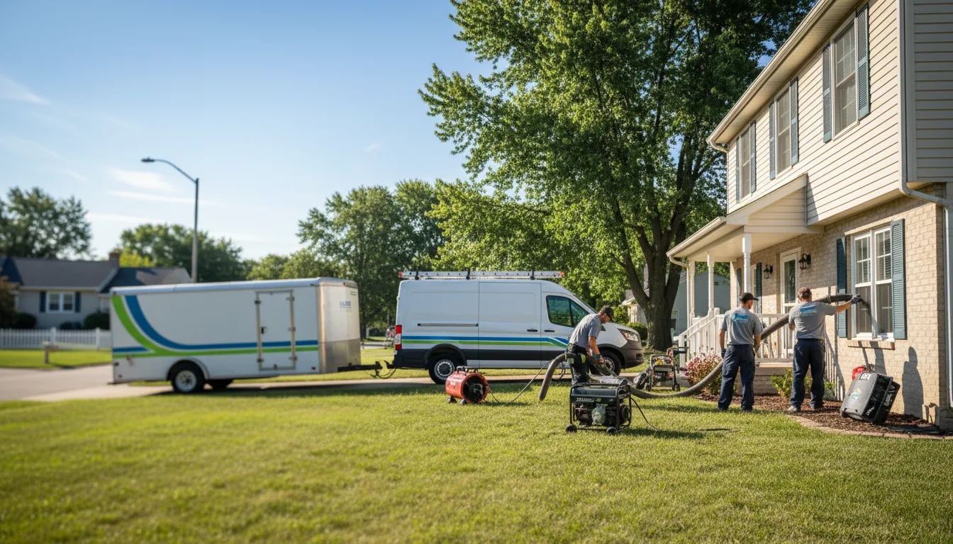 Flooded Basement Restoration And Cleanup With Repair in Lucedale, MS near me